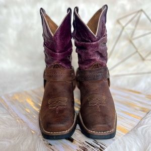 Caballo Dorado Western Cowboy boots - Sz 2 Youth